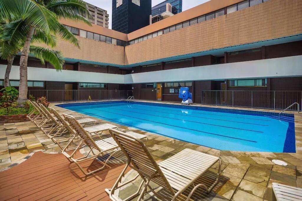 ホノルル2Br Downtown High Ceiling Free Parking And Wifiアパートメント エクステリア 写真